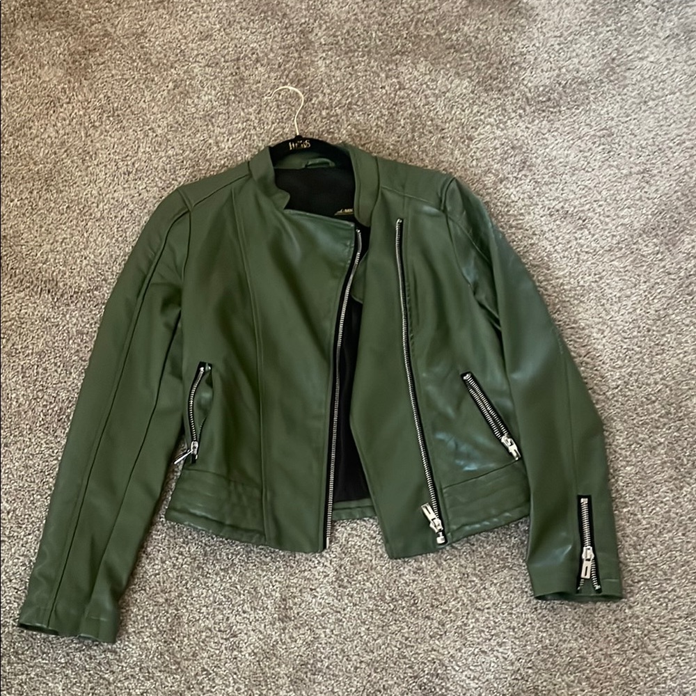 Green Leather Jacket